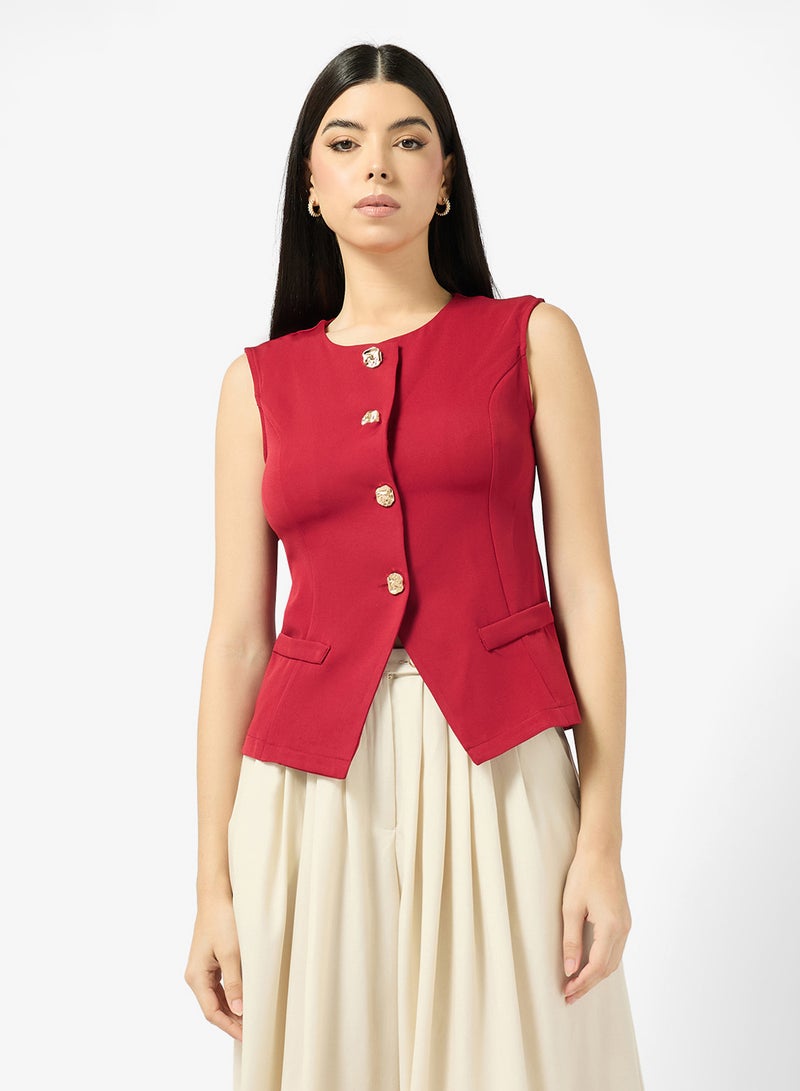 ELLA Knit Vest Top - Image 1